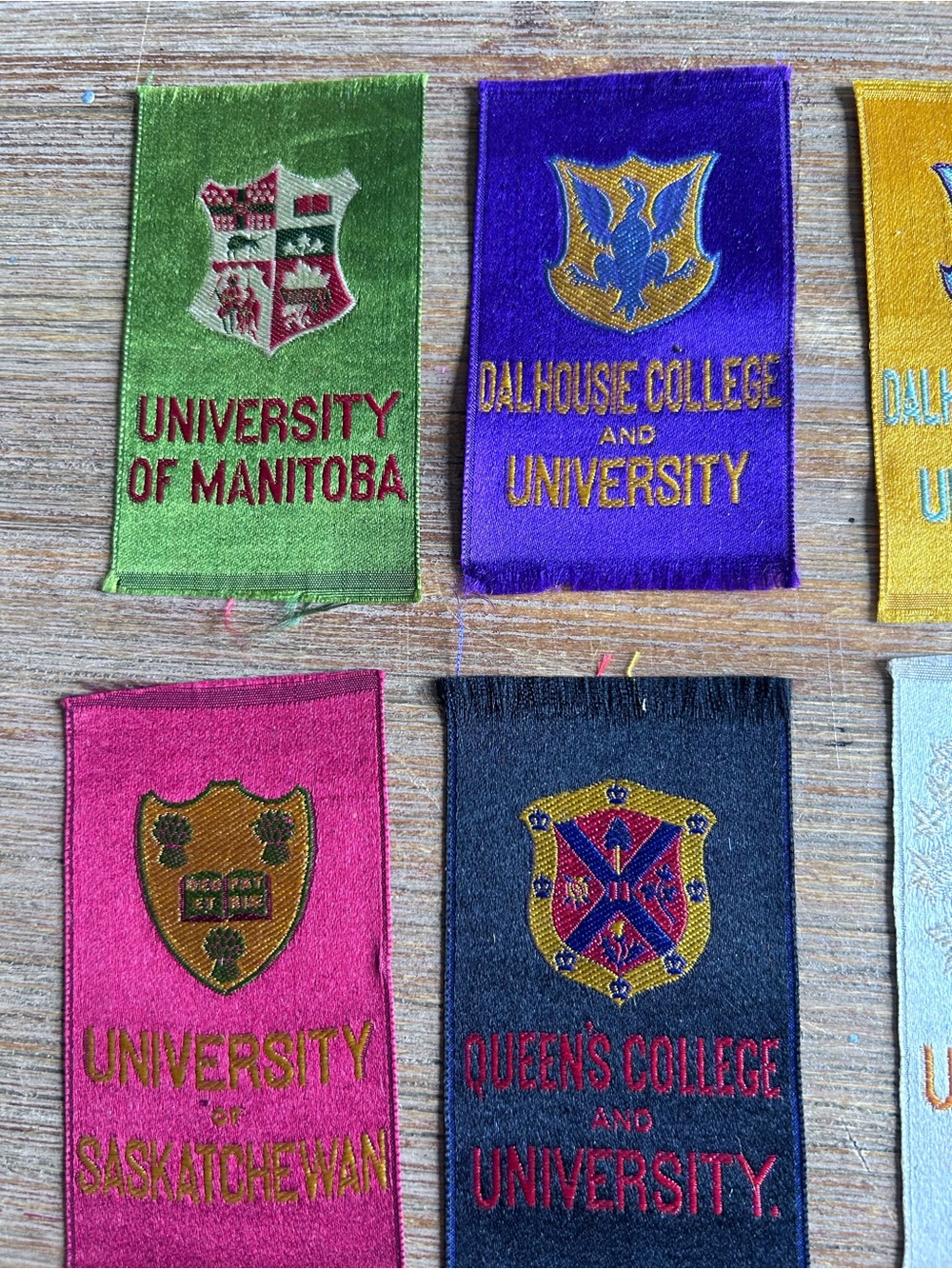 Antique Canadian University & College Woven Tobacco Silks (c. 1910–1915) - Picture 3 of 8